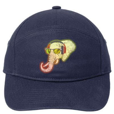 DJ Elephant 7-Panel Snapback Hat