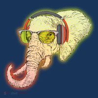 DJ Elephant Mesh Reversible Basketball Jersey Tank