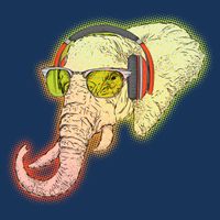 DJ Elephant Cooling Performance Long Sleeve Crew