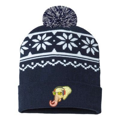 DJ Elephant USA-Made Snowflake Beanie