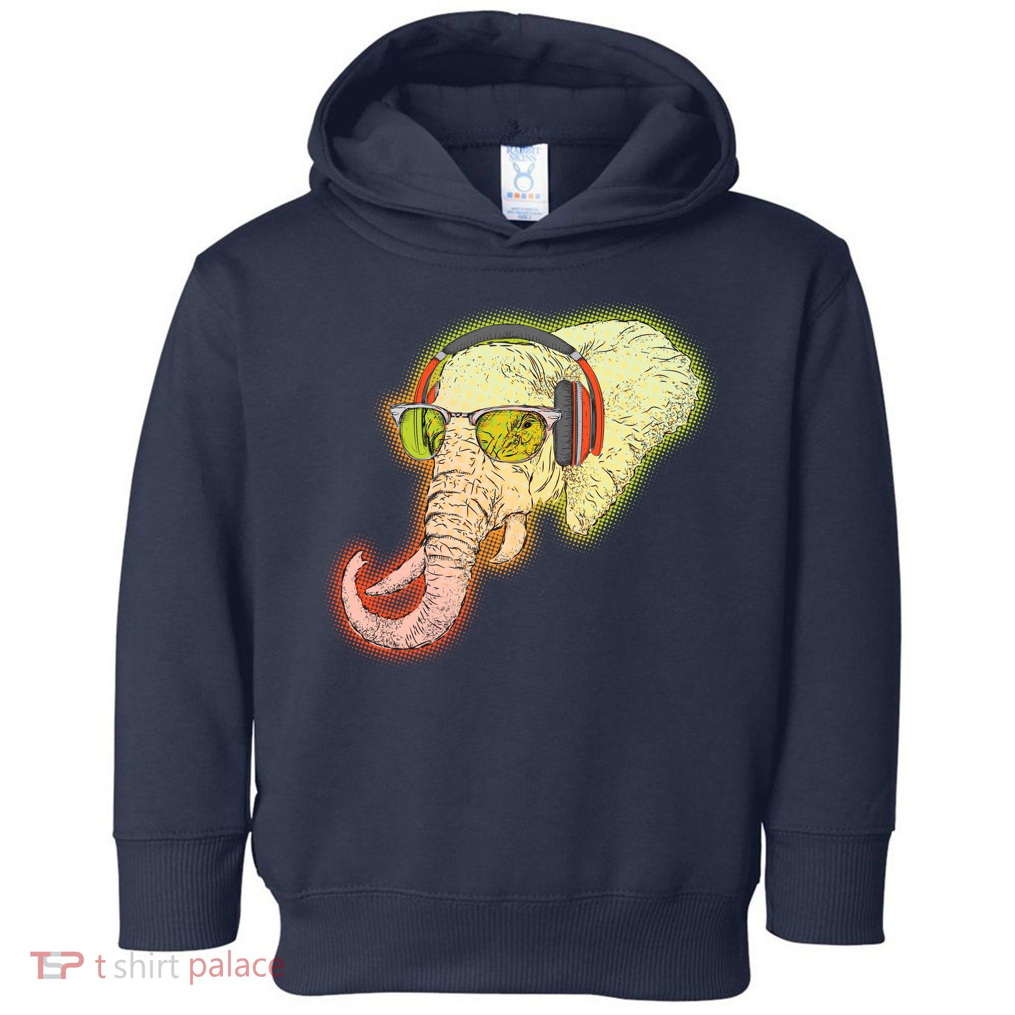DJ Elephant Toddler Hoodie