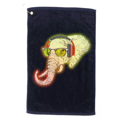 DJ Elephant Golf Towel