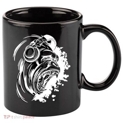 DJ Gorilla 11oz C Handle Ceramic Mug