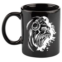 DJ Gorilla 11oz C Handle Ceramic Mug