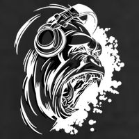 DJ Gorilla 11oz C Handle Ceramic Mug