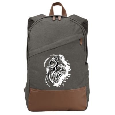 DJ Gorilla Cotton Canvas Backpack