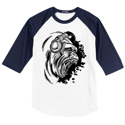 DJ Gorilla Baseball Sleeve Shirt