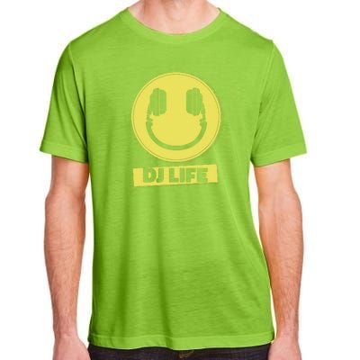 Dj Life Smiley Face Adult ChromaSoft Performance T-Shirt