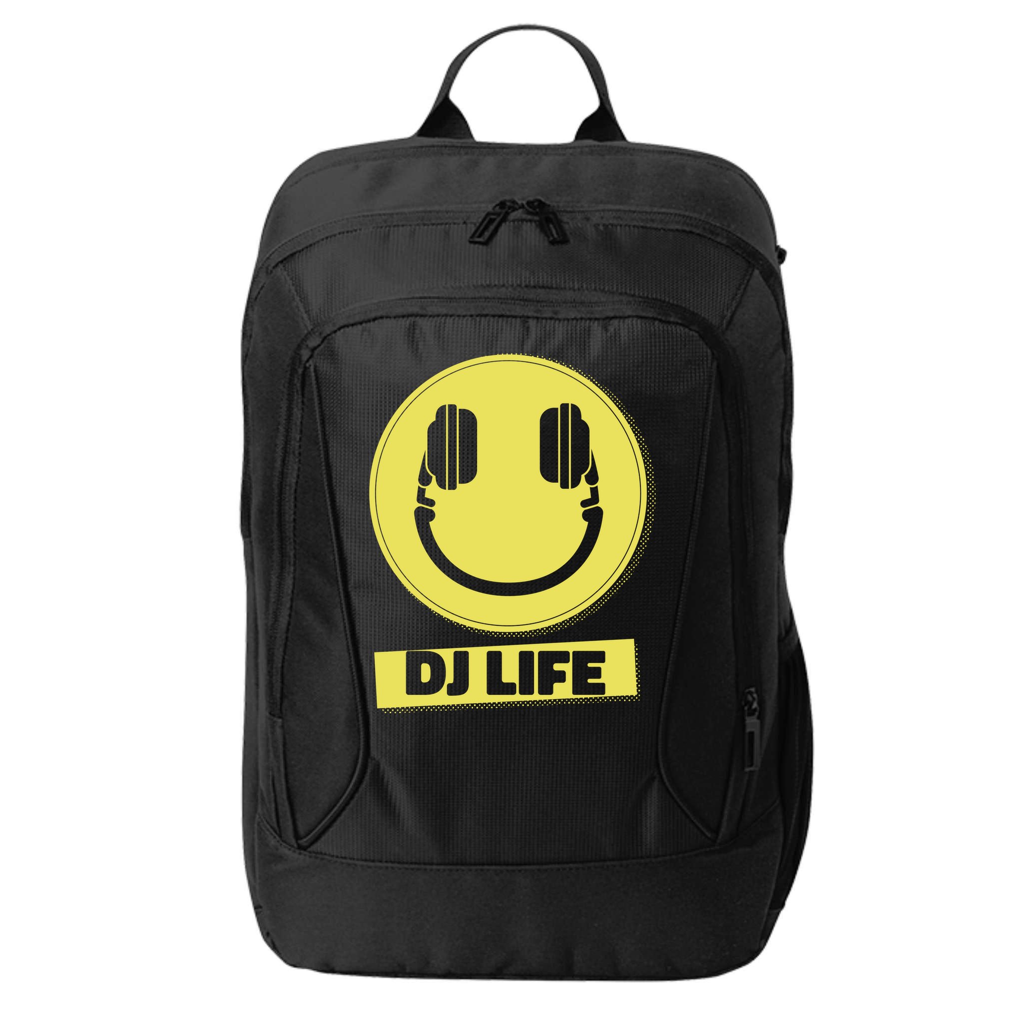 Dj Life Smiley Face City Backpack