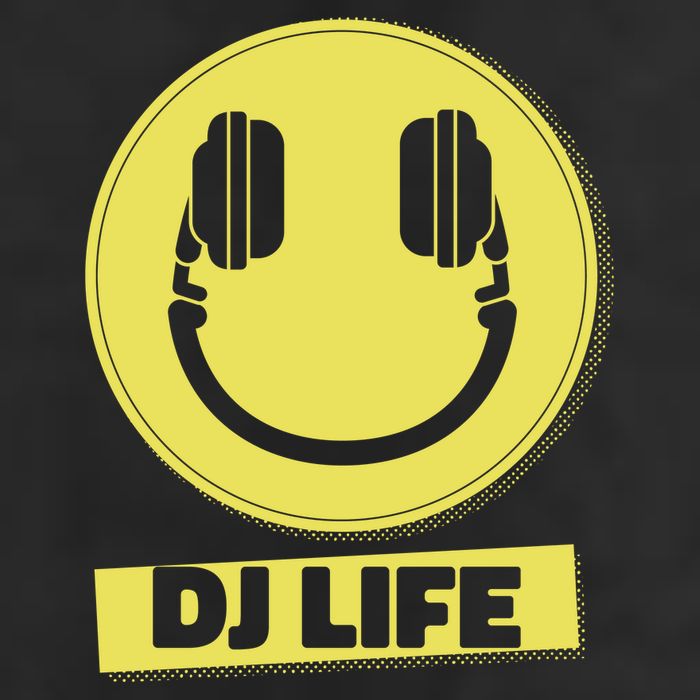 Dj Life Smiley Face 11oz C Handle Ceramic Mug