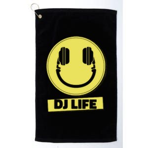 Dj Life Smiley Face Platinum Collection Golf Towel