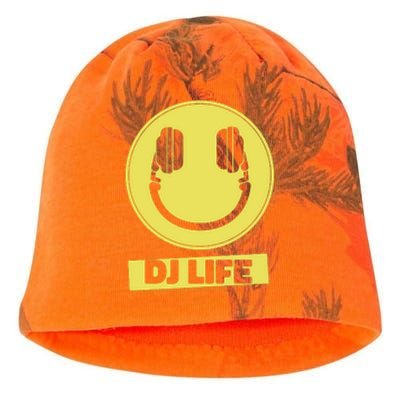 Dj Life Smiley Face Kati - Camo Knit Beanie