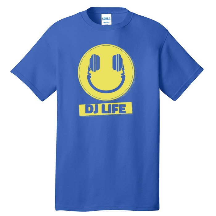 Dj Life Smiley Face Tall T-Shirt