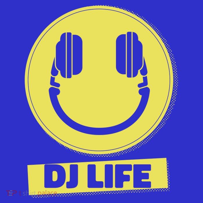 Dj Life Smiley Face Tall T-Shirt