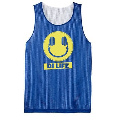 Dj Life Smiley Face Mesh Reversible Basketball Jersey Tank