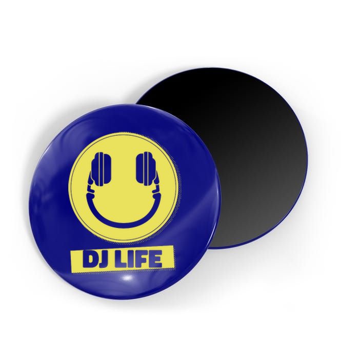 Dj Life Smiley Face Magnet