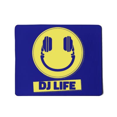 Dj Life Smiley Face Mousepad