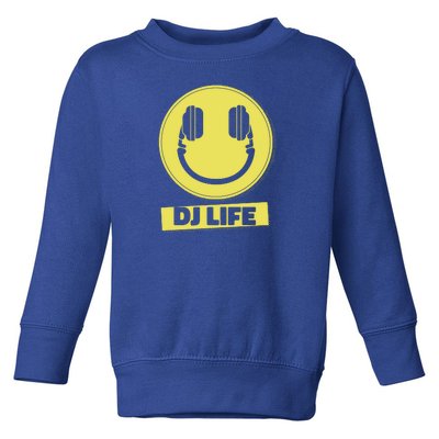 Dj Life Smiley Face Toddler Sweatshirt