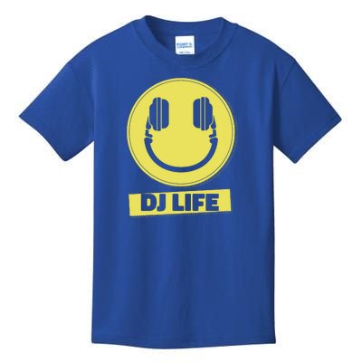 Dj Life Smiley Face Kids T-Shirt