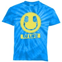 Dj Life Smiley Face Kids Tie-Dye T-Shirt