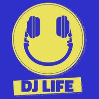 Dj Life Smiley Face Zip Tote Bag