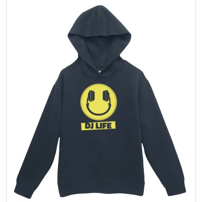 Dj Life Smiley Face Urban Pullover Hoodie