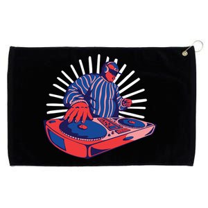 DJ Mixer Grommeted Golf Towel