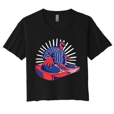 DJ Mixer Crop Top