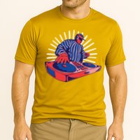 DJ Mixer Cooling Performance Crew T-Shirt