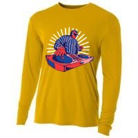 DJ Mixer Cooling Performance Long Sleeve Crew