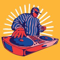 DJ Mixer Cooling Performance Long Sleeve Crew