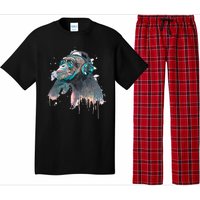 DJ Monkey Thinker Hipster Pajama Set