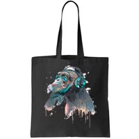 DJ Monkey Thinker Hipster Tote Bag