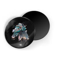 DJ Monkey Thinker Hipster Magnet