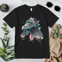 DJ Monkey Thinker Hipster Premium T-Shirt