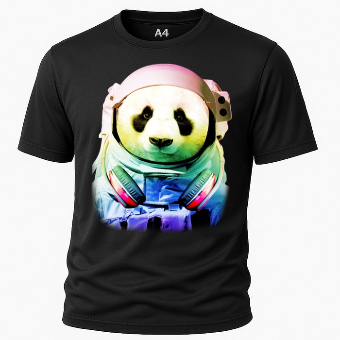 DJ Panda Astronaut Cooling Performance Crew T-Shirt