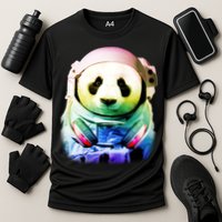 DJ Panda Astronaut Cooling Performance Crew T-Shirt