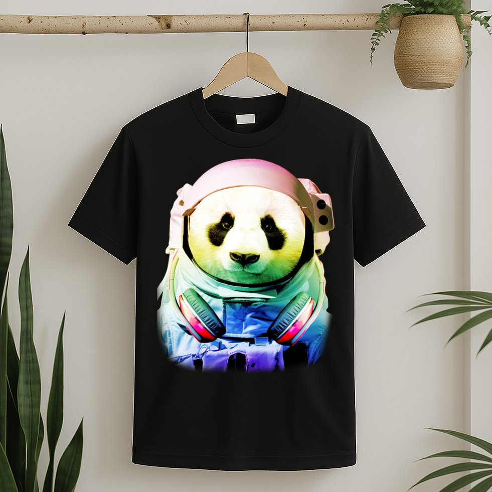 DJ Panda Astronaut T-Shirt