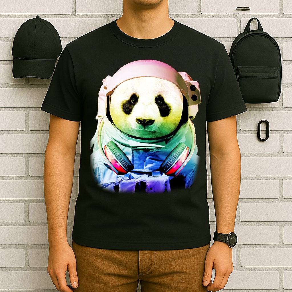 DJ Panda Astronaut T-Shirt