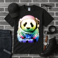 DJ Panda Astronaut Tall T-Shirt