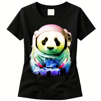 DJ Panda Astronaut Womens T-Shirt