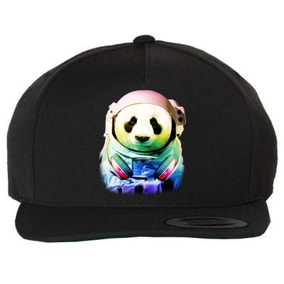 DJ Panda Astronaut Wool Snapback Cap