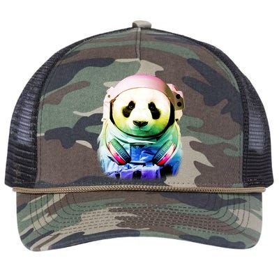 DJ Panda Astronaut Retro Rope Trucker Hat Cap