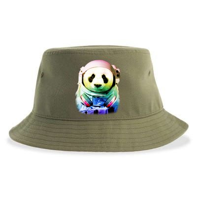 DJ Panda Astronaut Sustainable Bucket Hat