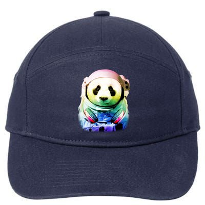 DJ Panda Astronaut 7-Panel Snapback Hat