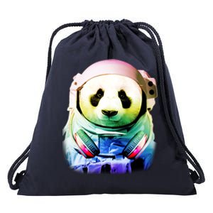 DJ Panda Astronaut Drawstring Bag