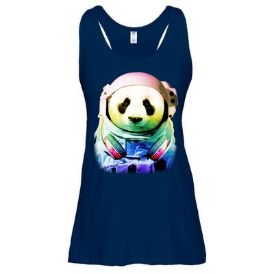 DJ Panda Astronaut Ladies Essential Flowy Tank