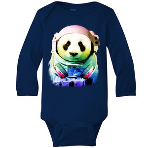 DJ Panda Astronaut Baby Long Sleeve Bodysuit