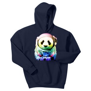 DJ Panda Astronaut Kids Hoodie