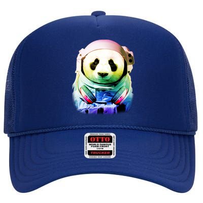 DJ Panda Astronaut High Crown Mesh Back Trucker Hat